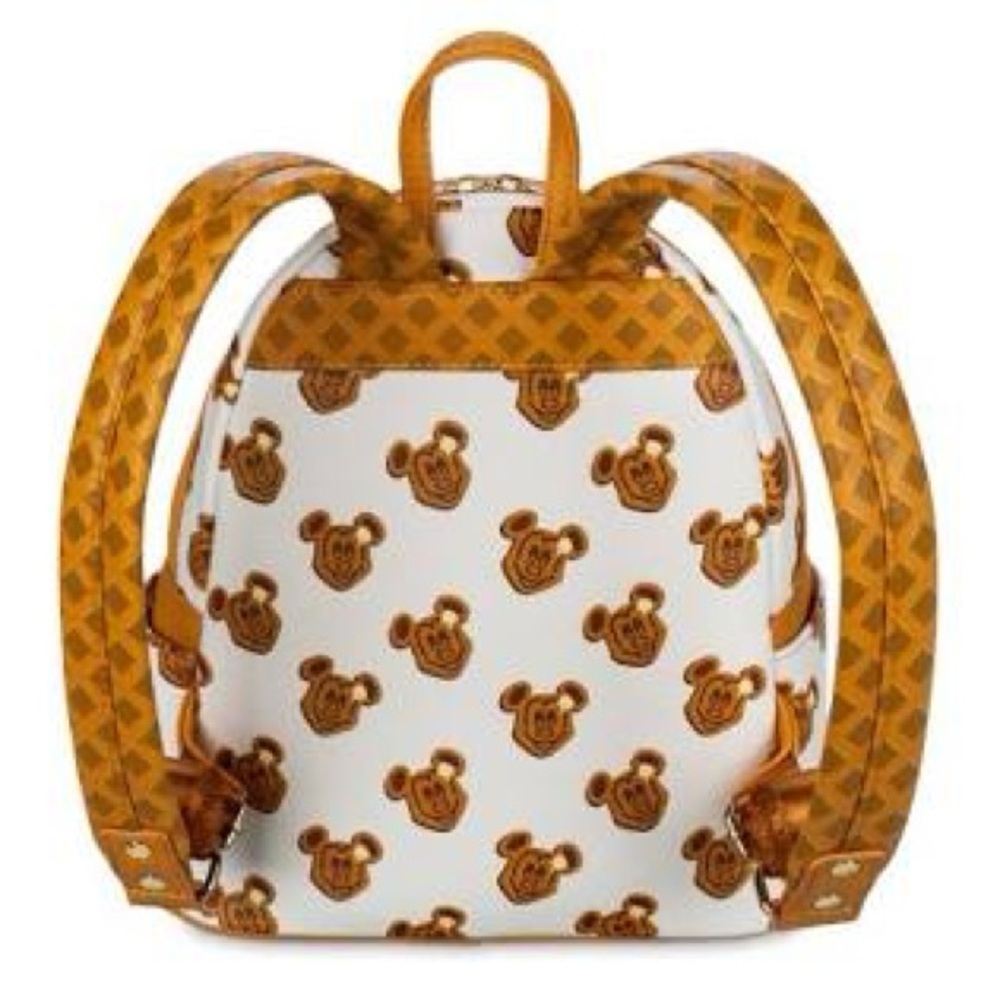 Mickey Mouse Waffle Loungefly Mini Backpack - Picture 2 of 3
